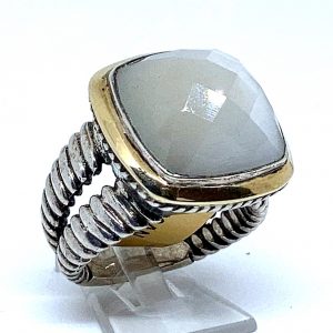 Anillo doble aro ,tipo Sello